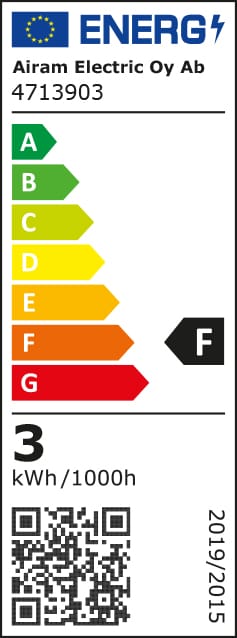 Airam LED lichtbron, helder, dimbaar, 300lm g9, 3w Airam