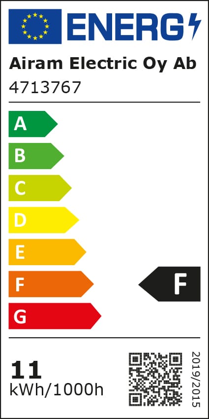 Airam LED lichtbron, opaal, dimbare e27, 12w Airam
