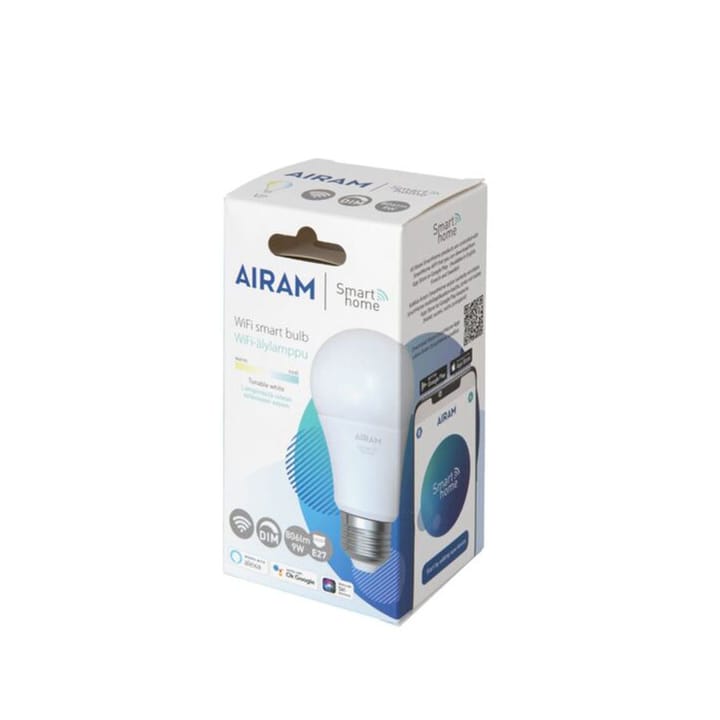 Airam Slimme Thuis LED-normale lichtbron, wit e27, 9w Airam