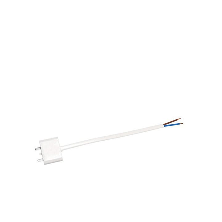 Lampcontact DCL - wit, met snoer 18 cm, ongeaard - Airam