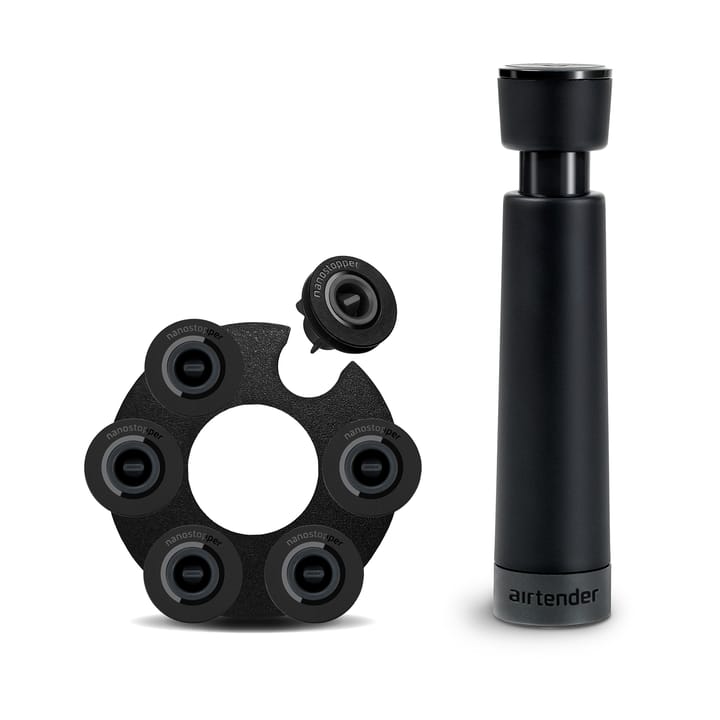 Airtender  vacuüm wijnstopper geschenkset - 6 stoppers - Airtender