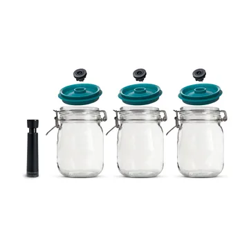 Airtender vacuümafsluiter potten 3-pack - 1,5L - Airtender