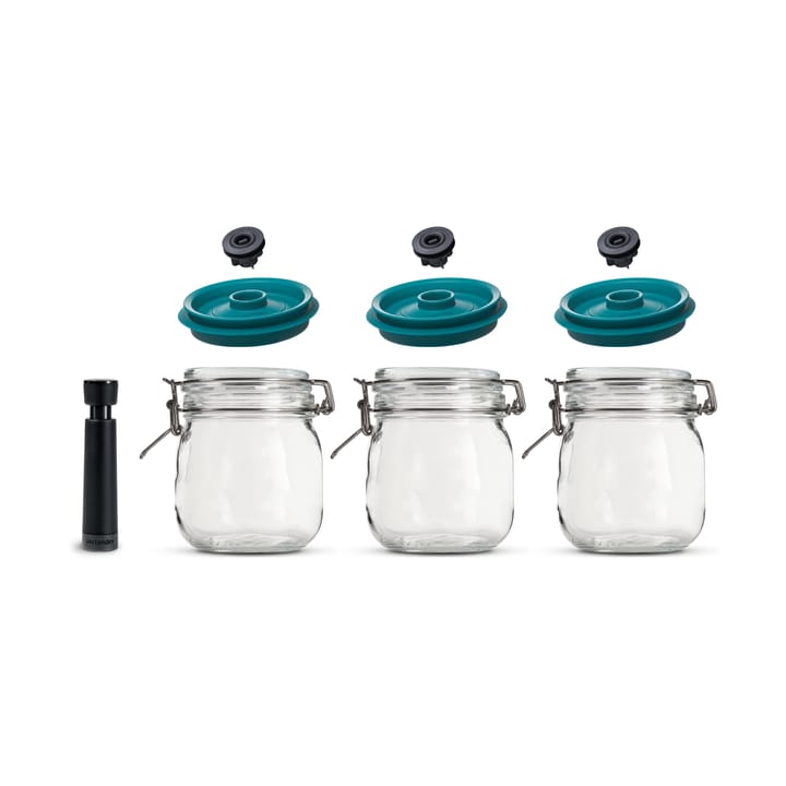 Airtender vacuümafsluiter potten 3-pack - 1L - Airtender