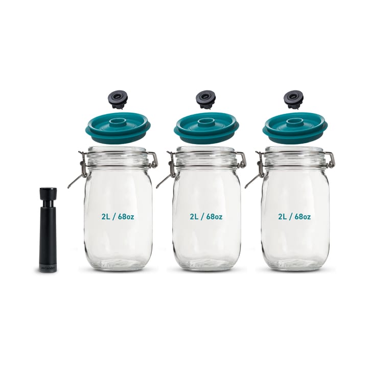 Airtender vacuümafsluiter potten 3-pack - 2L - Airtender