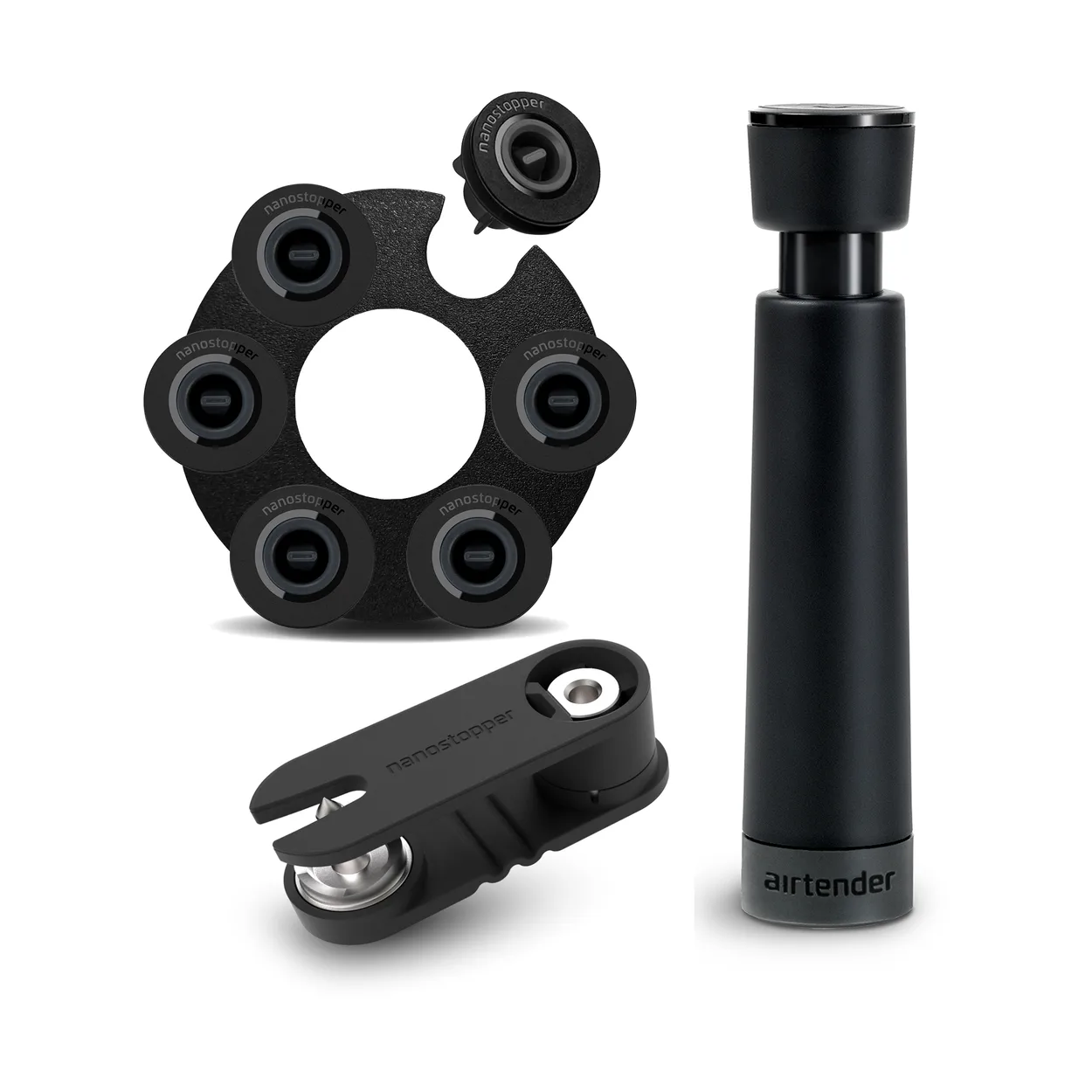 Airtender Airtender vacuümverzegelaar voor voedsel en wijn geschenkset 9-delig