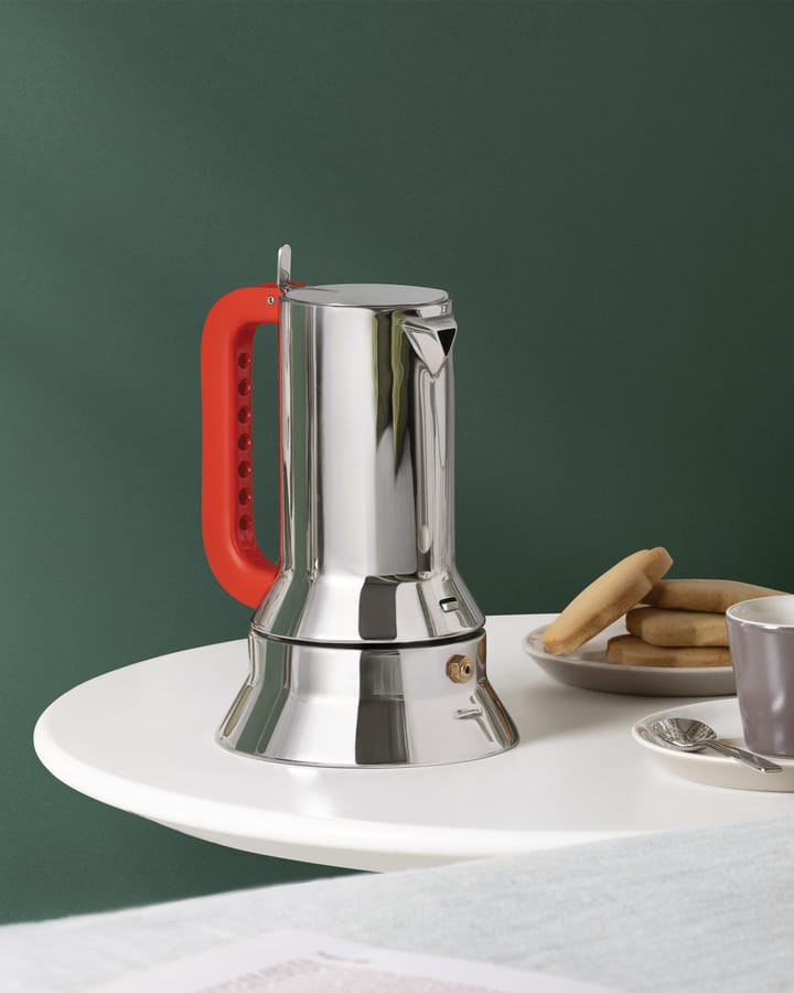 9090 manico forato espresso-koffiezetapparaat, 3 koppen Alessi