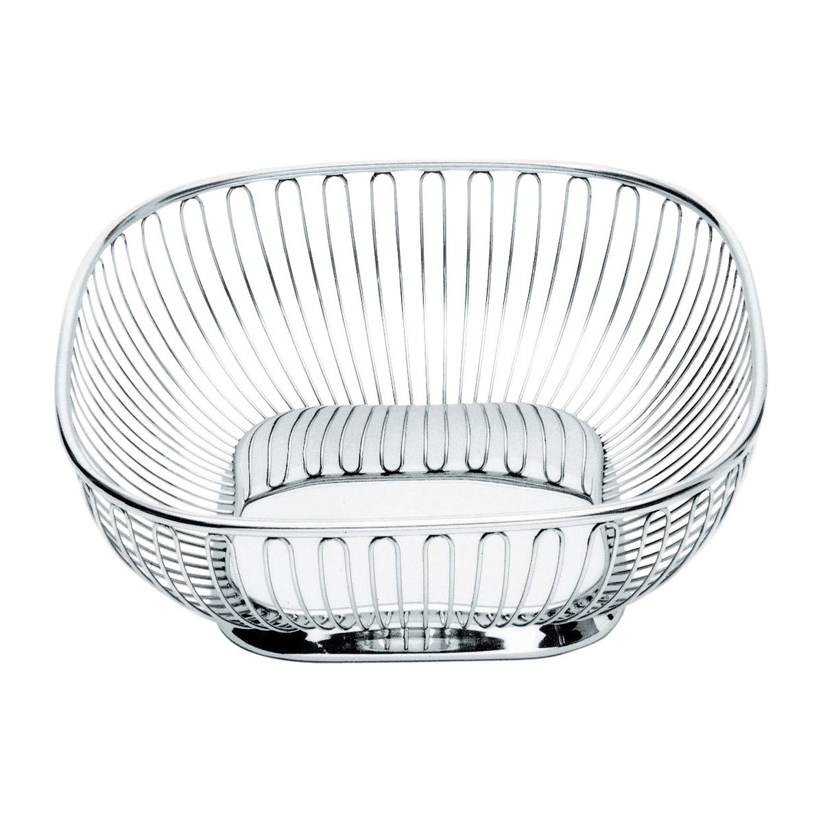 Alessi draadmand 23x23 cm Roestvrij staal | Scandinavisch Interieur | Opbergmanden | Zilverkleurig
