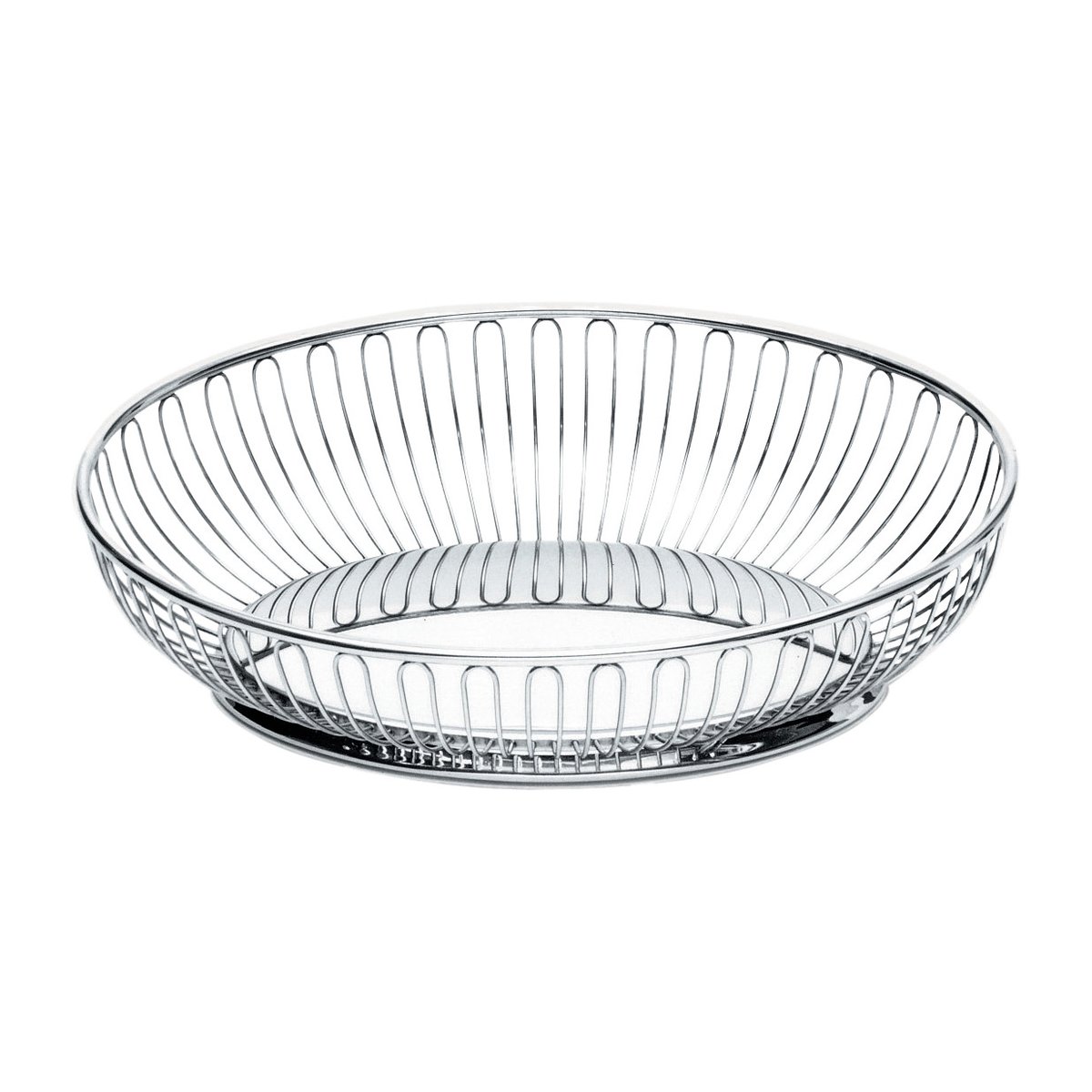 Alessi draadmand ovaal 20x28 cm Roestvrij staal | Scandinavisch Interieur | Opbergmanden | Zilverkleurig