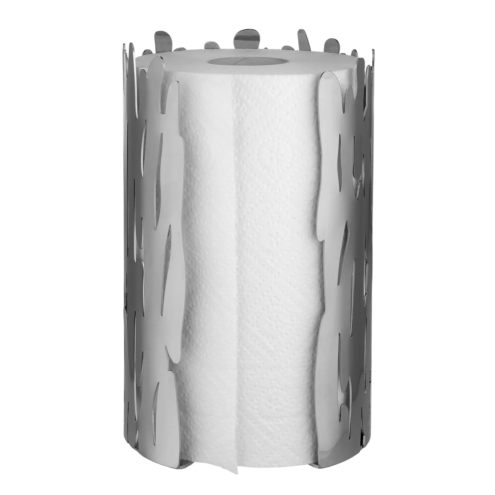 Barkroll keukenrolhouder, roestvrij staal Alessi