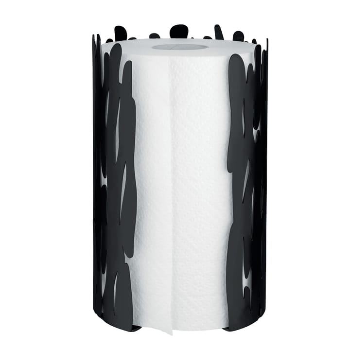 Barkroll keukenrolhouder, zwart Alessi