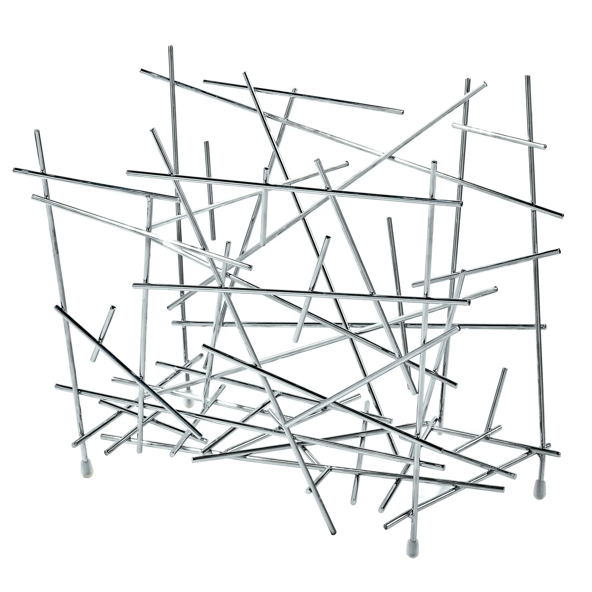 Blow up tijdschriftenstandaard, roestvrij staal Alessi