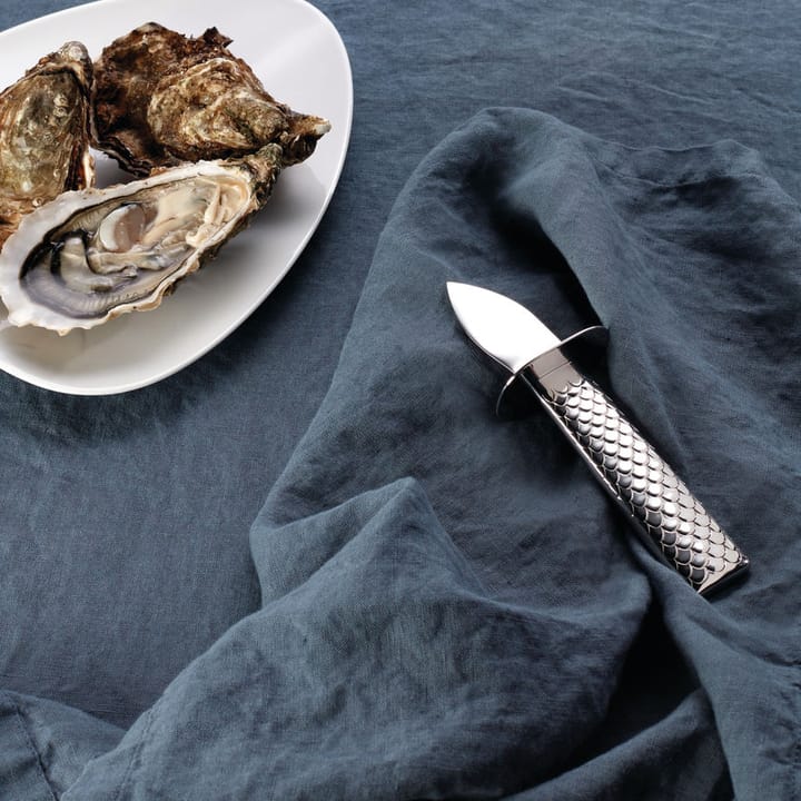Colombina Fish oestermes, Roestvrij staal Alessi