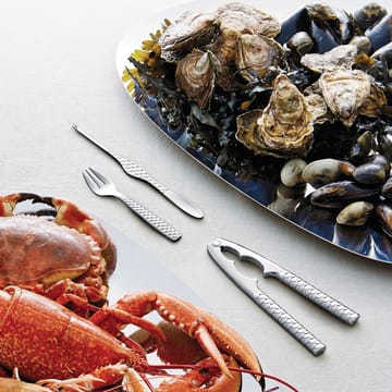 Colombina Fish schaaldiervork 4-pack - Roestvrij staal - Alessi