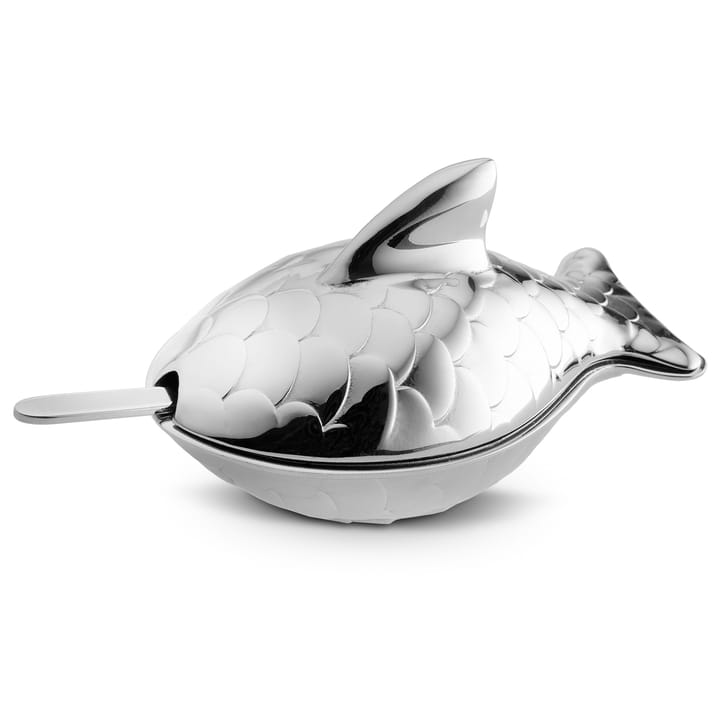 Colombina fish zoutvat - roestvrij staal - Alessi