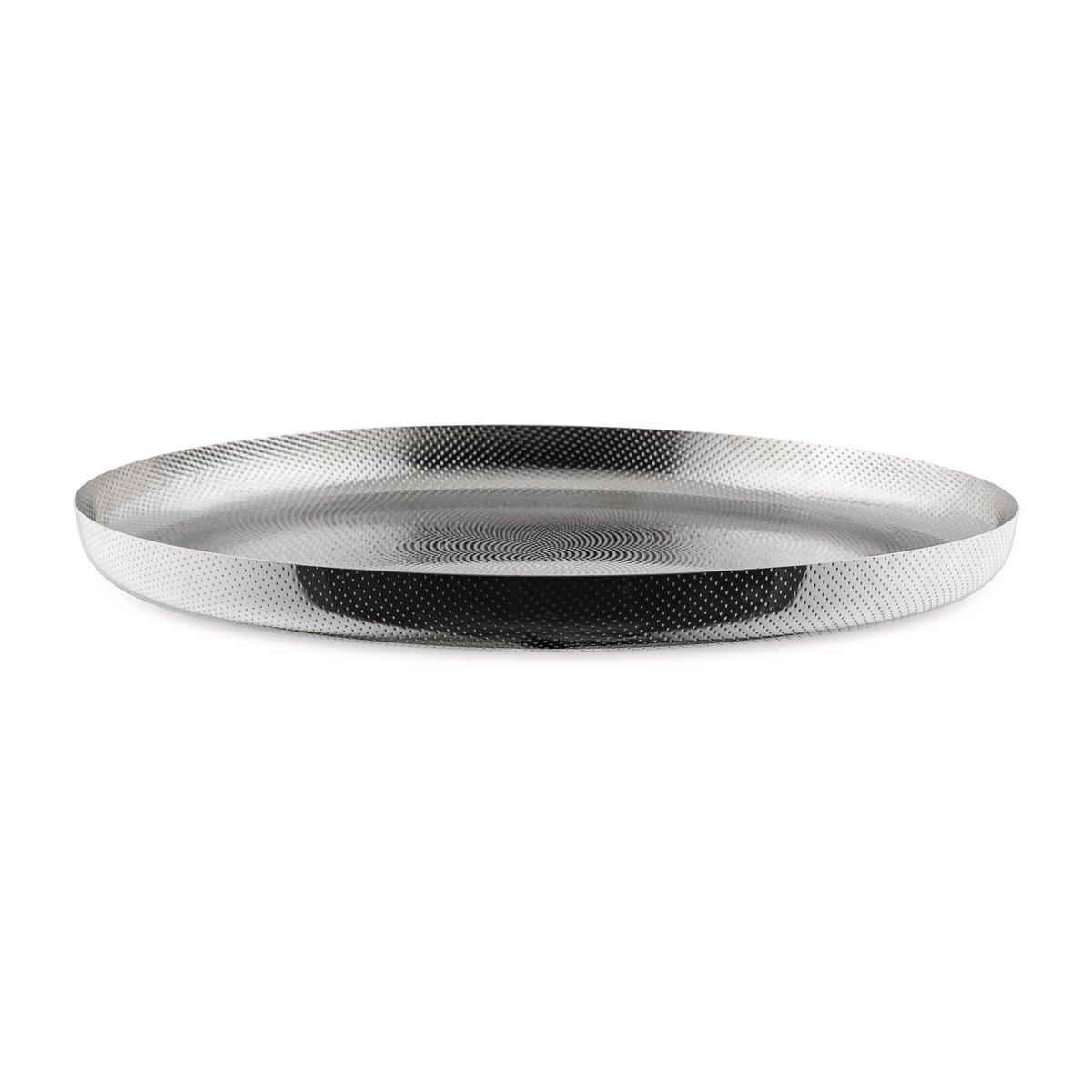 Alessi Extra ordinary texture dienblad o35 cm | Scandinavisch Interieur | Dienbladen | Zilverkleurig