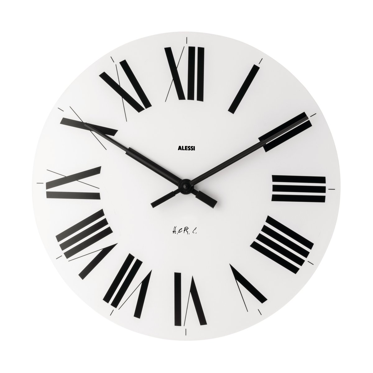 Alessi Firenze wandklok Ø36 cm Wit
