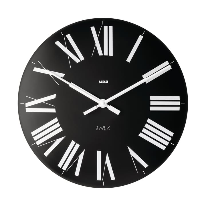 Firenze wandklok Ø36 cm - Zwart - Alessi
