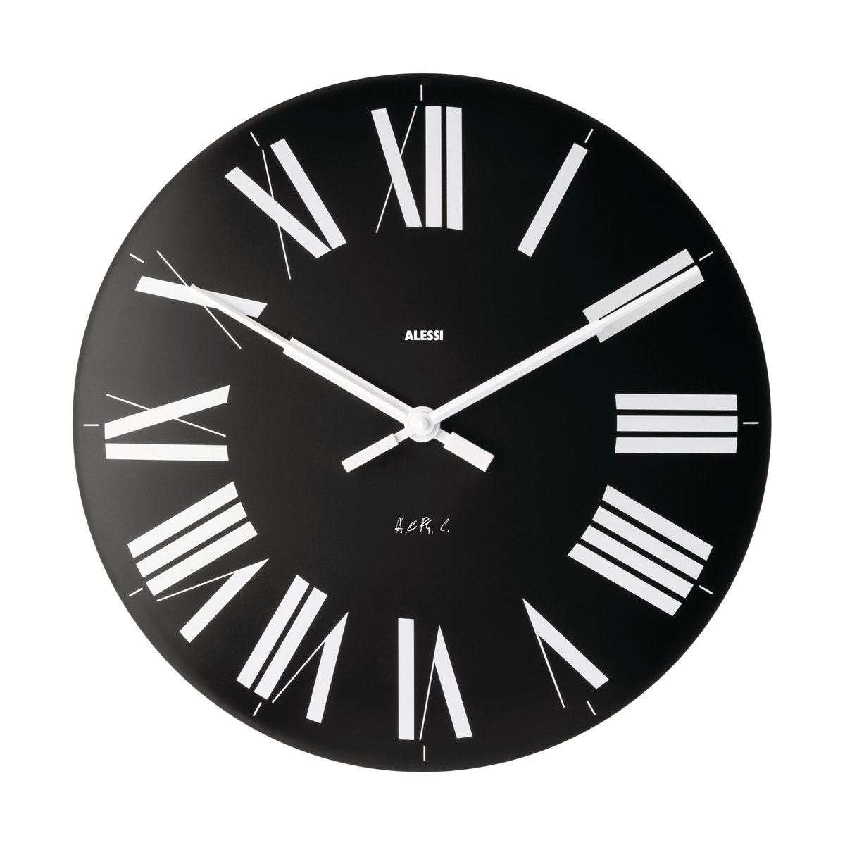 Alessi Firenze wandklok Ø36 cm Zwart