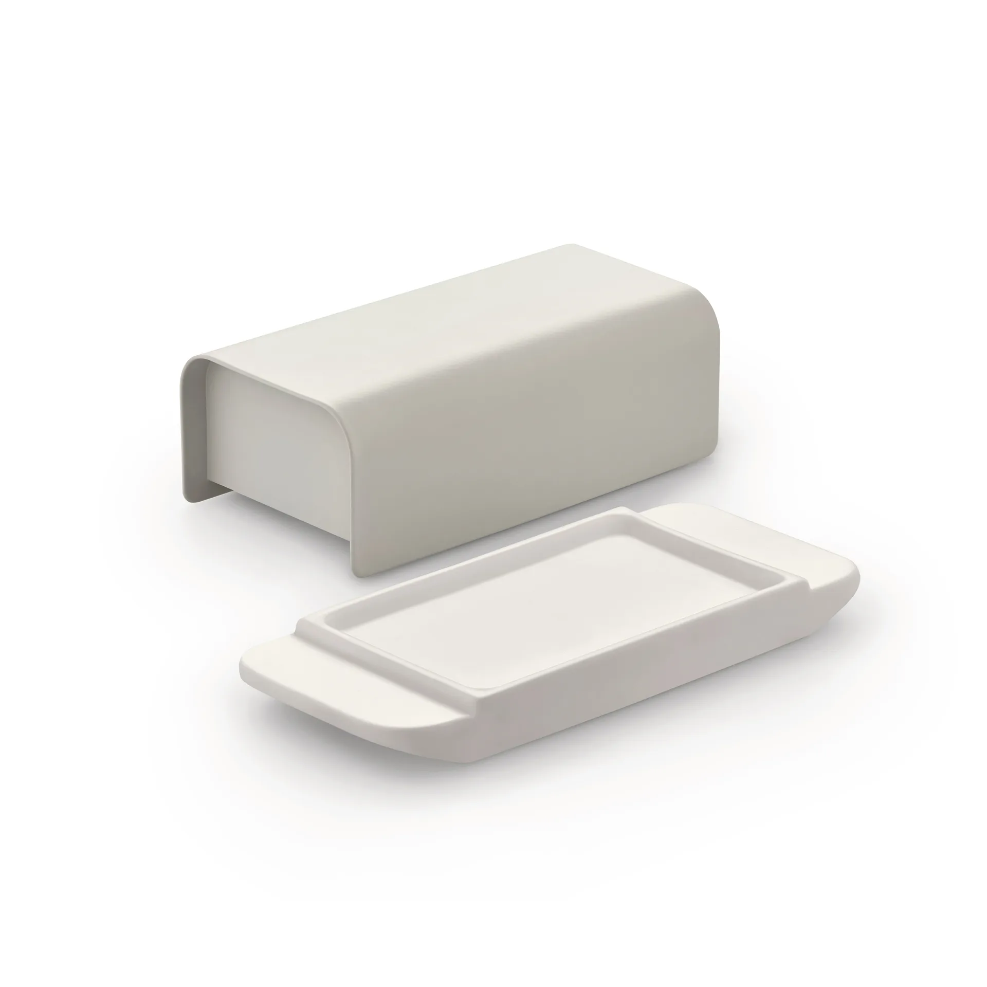 Mattina botervloot 9,5x21 cm, Warm grijs-roestvrij staal Alessi