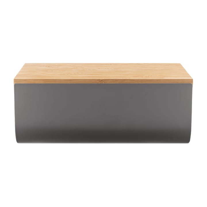 Mattina broodtrommel 34 cm, Donkergrijs-bamboe Alessi