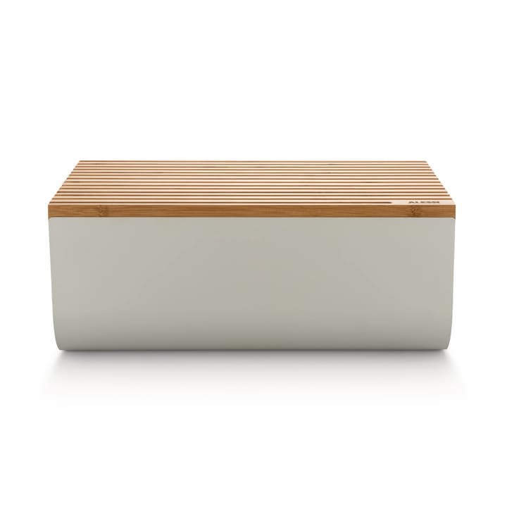 Mattina broodtrommel 34 cm, Warm grijs-bamboe Alessi