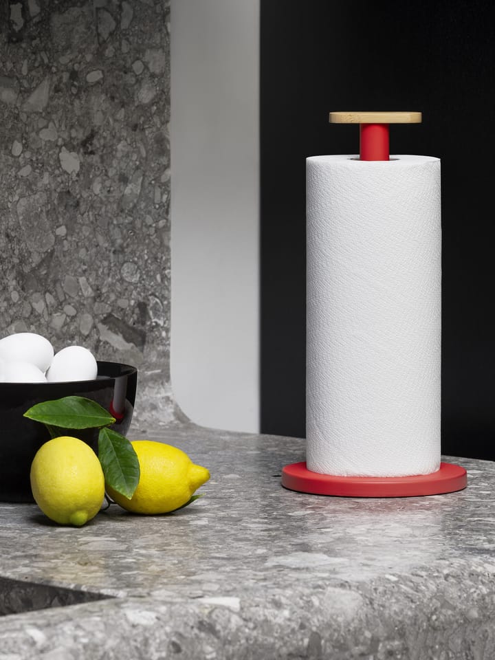 Mattina keukenrolhouder, Rood Alessi