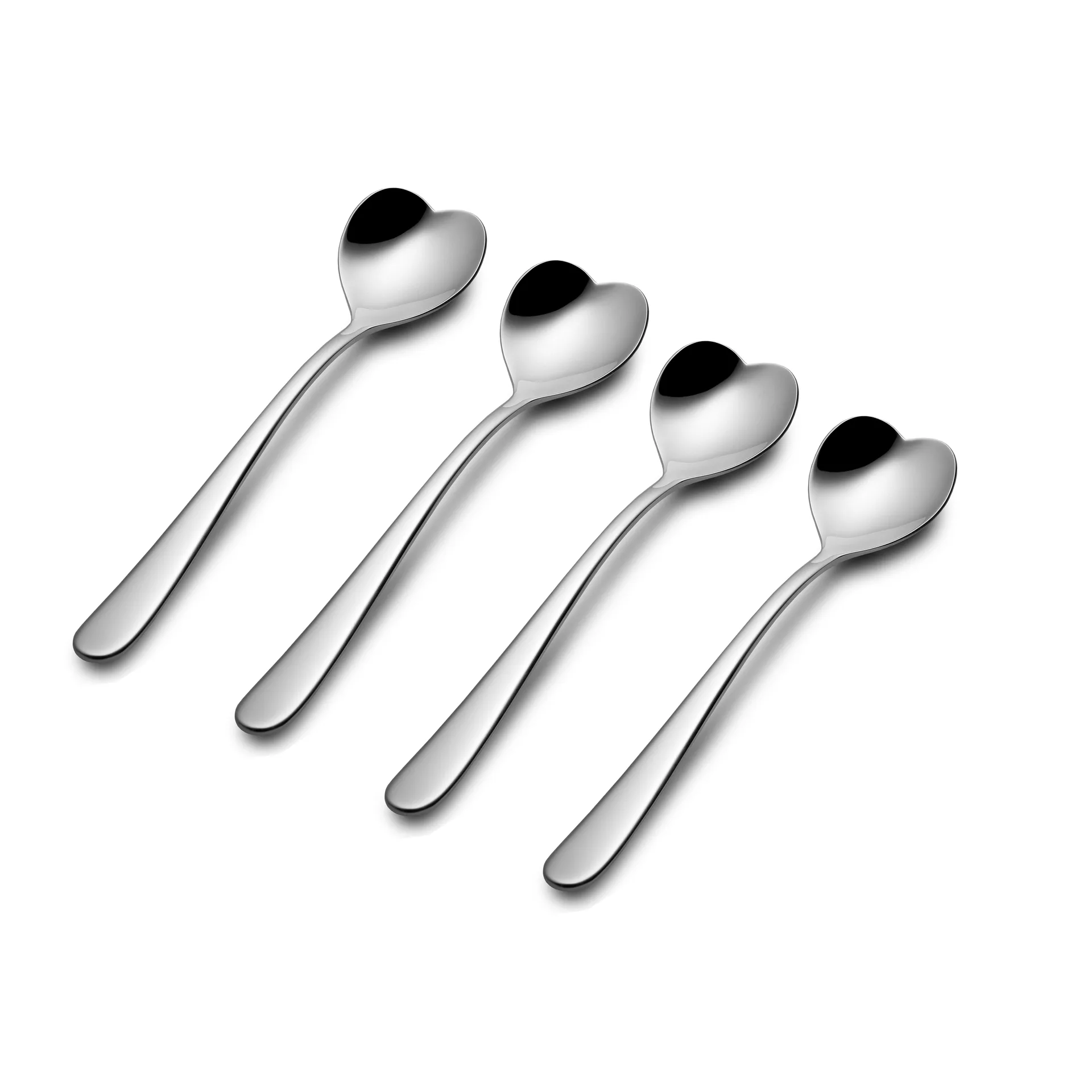 Miriam Mirri theelepel 4-pack, zilver Alessi