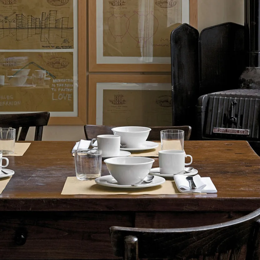 PlateBowlCup theekop, Wit Alessi