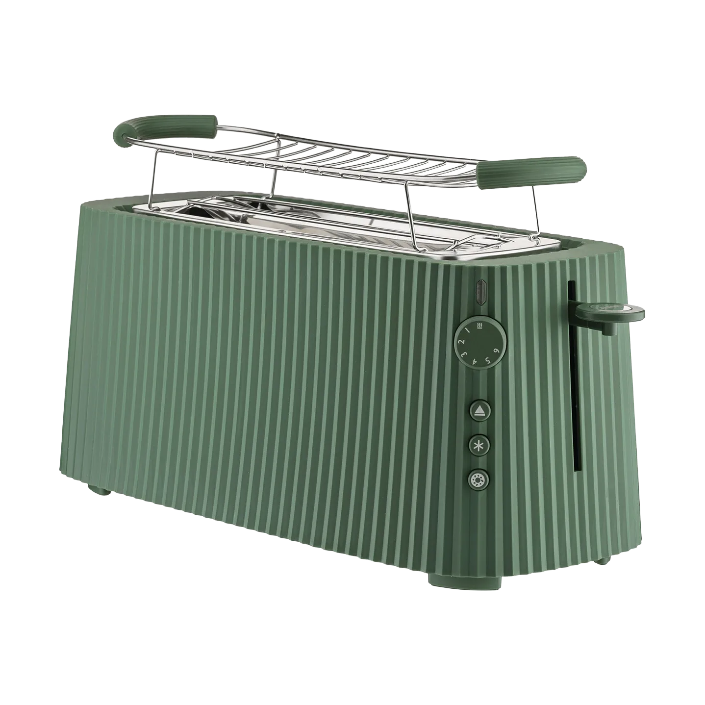 Plissé broodrooster dubbel, Groen Alessi