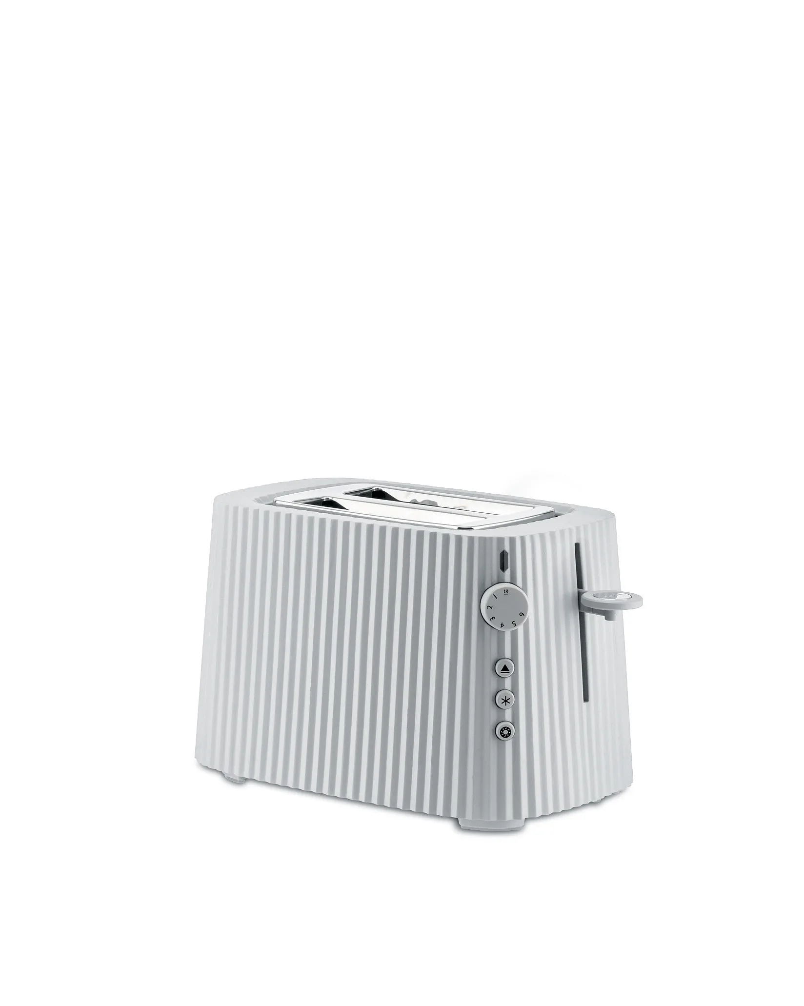 Plissé broodrooster, Wit Alessi