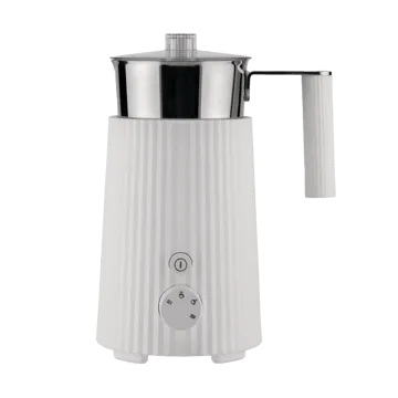 Plissé melkopschuimer 35 cl - Wit - Alessi