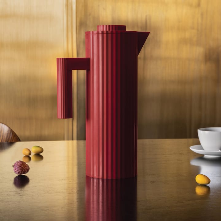 Plissé thermoskan 1 L, Rood Alessi