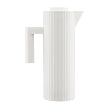 Plissé thermoskan 1 L - Wit - Alessi