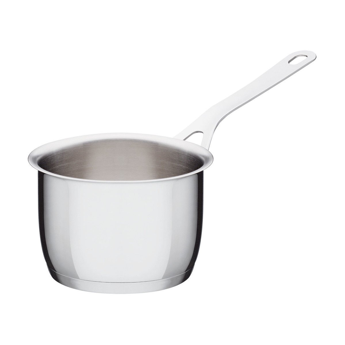 Alessi Pots&Pans hoge steelpan 1,4 L | Scandinavisch Interieur | Steelpannen | Zilverkleurig