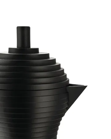 Pulcina espressomachine zwart - 15 cl, 3 kopjes - Alessi