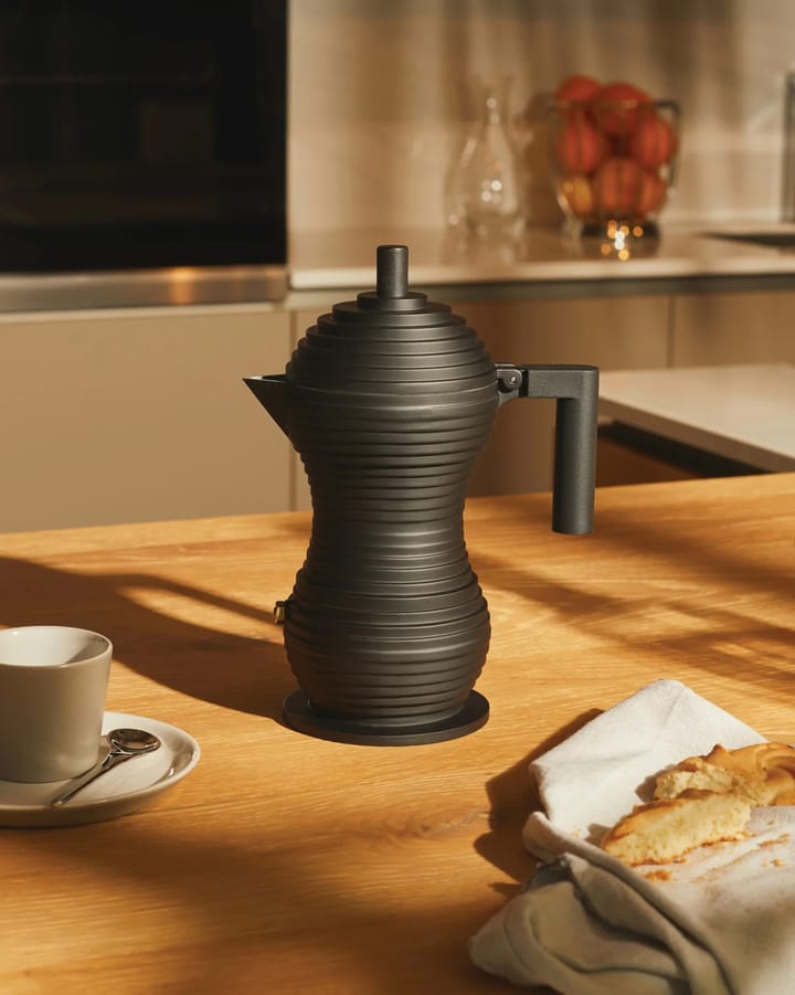 Pulcina espressomachine zwart, 15 cl Alessi