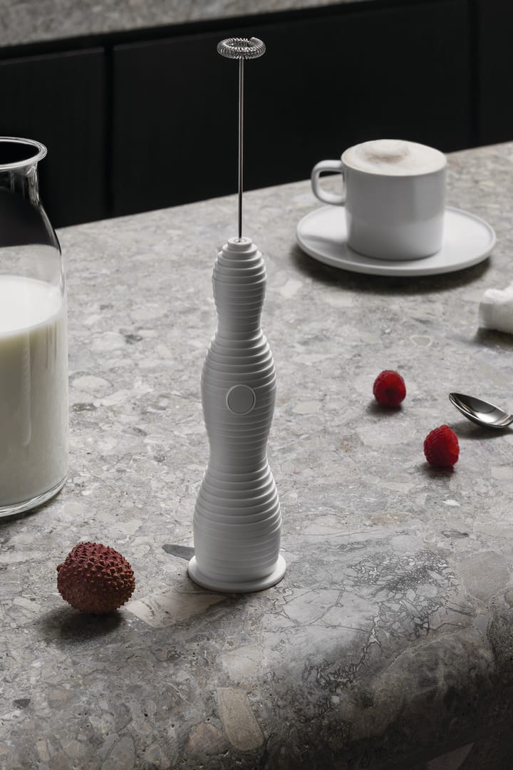 Pulcina melkopschuimer 27,5 cm, Wit Alessi