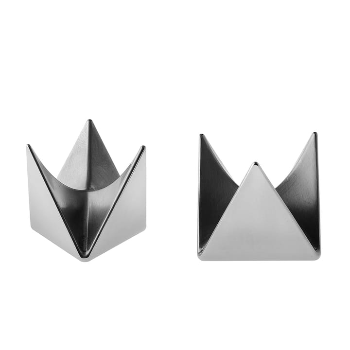 Roost eierdop 2-pack, aluminium Alessi