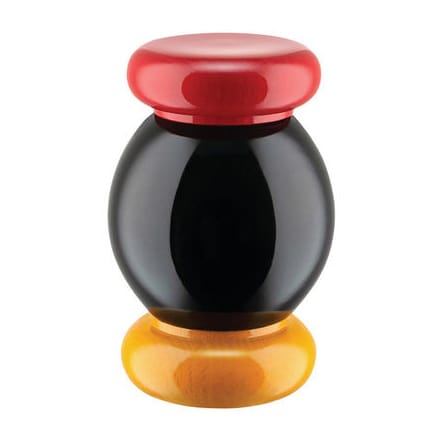 Twergi zout- en pepermolen 11 cm - Zwart - Alessi