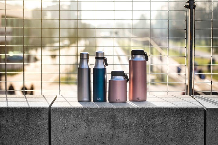 City dubbelwandige waterfles 0,5 l, Blauw satijn Alfi