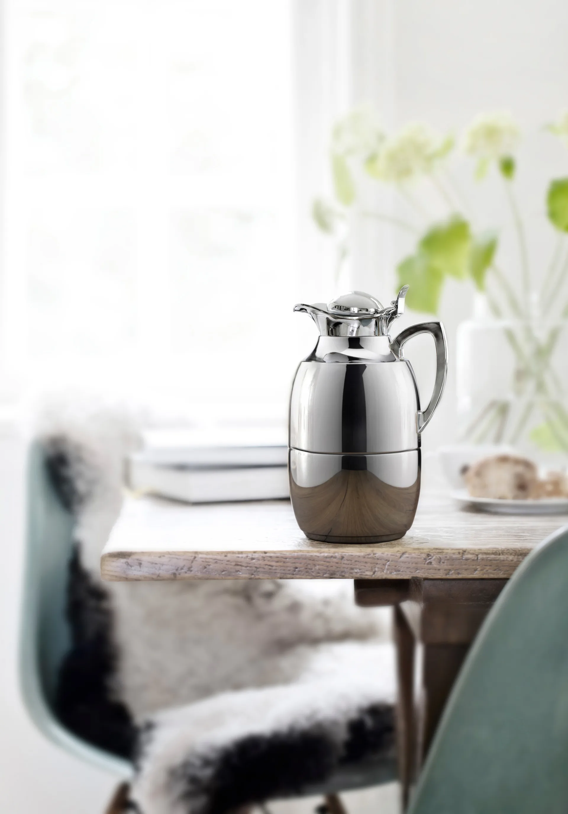 Juwel thermoskan 1 l, Verchroomd roestvrij staal Alfi