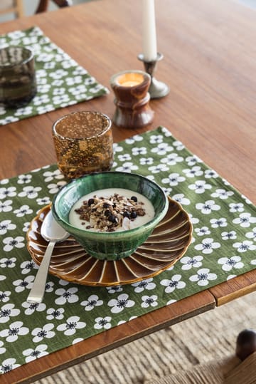 Belle Amie placemat 2-pack - Donkergroen, 34x45 cm - Almedahls