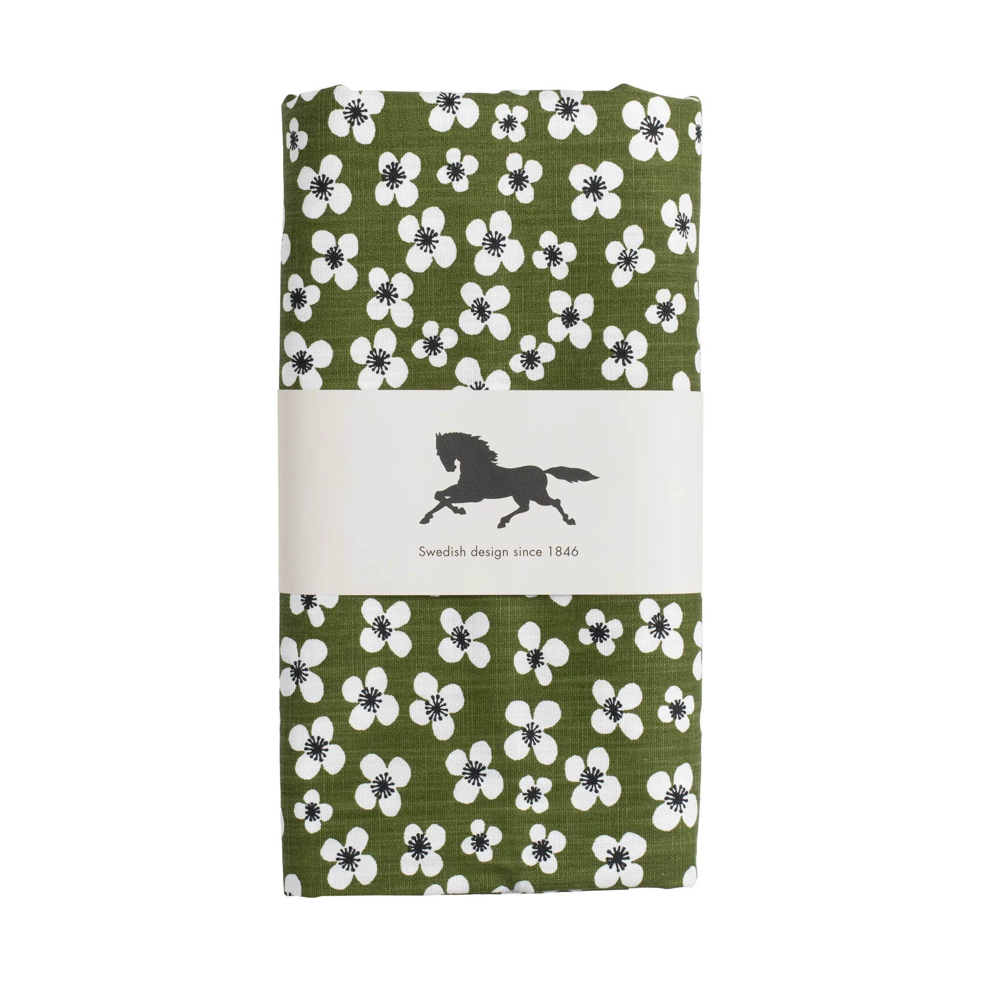 Belle Amie tafellaken, Donkergroen, 145x220 cm Almedahls