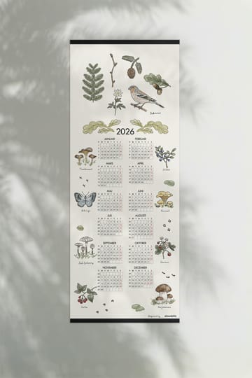 Boswandeling kalender 2026 - 35x90 cm - Almedahls