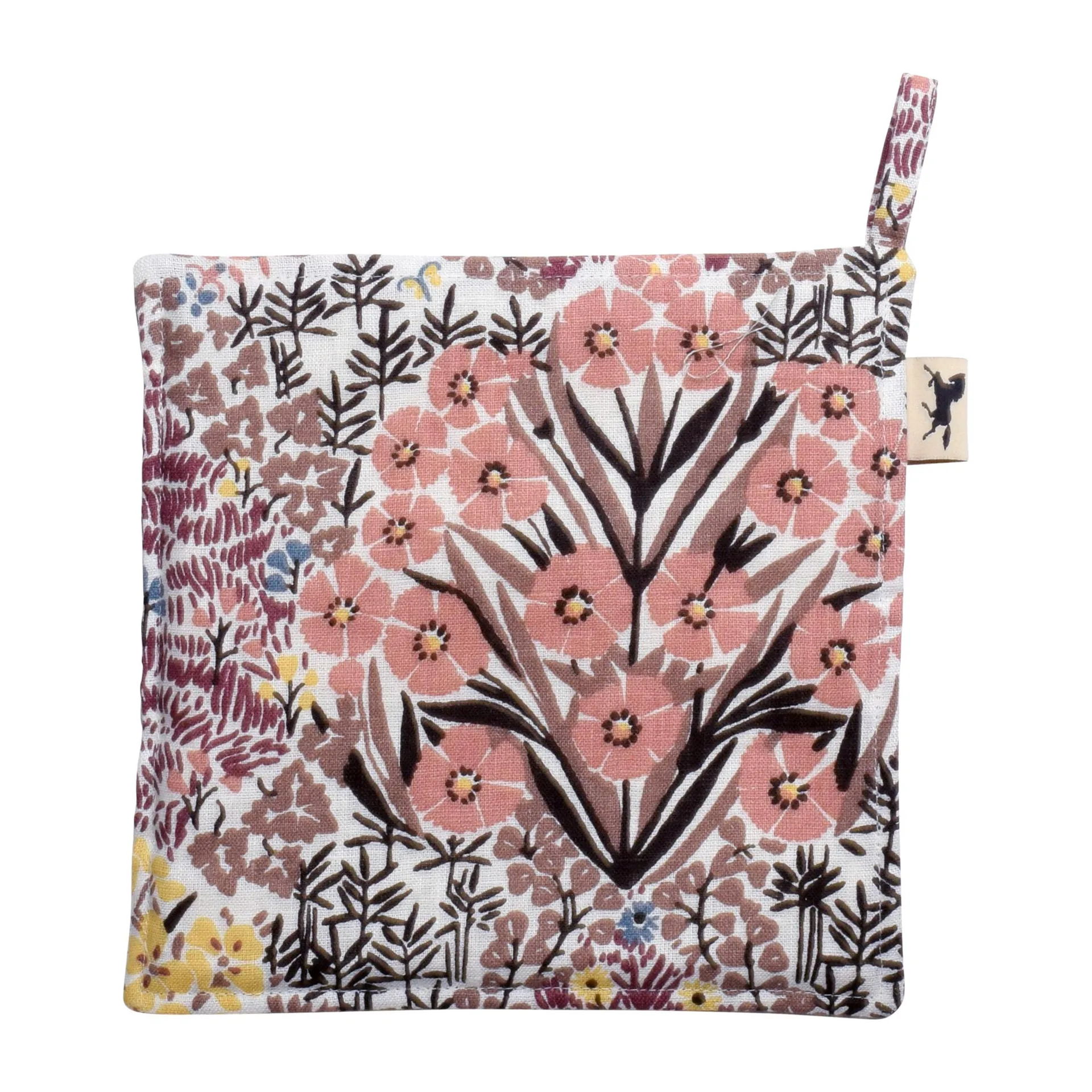 Botanic Garden pannenlap 23x23 cm, Roze bruin Almedahls