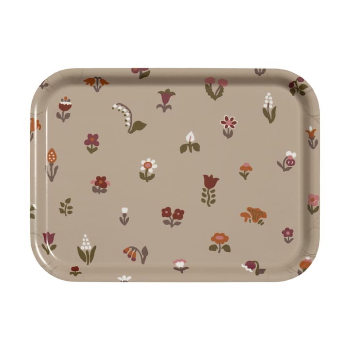Brunnsparken dienblad 20x27 cm - Taupe - Almedahls