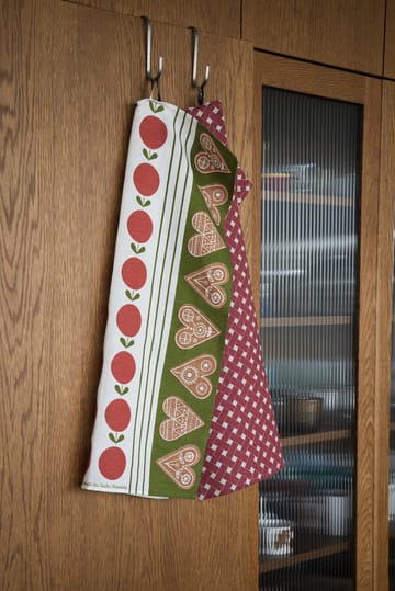 Fruit en cake keukendoek 47x70 cm - Rood-groen - Almedahls