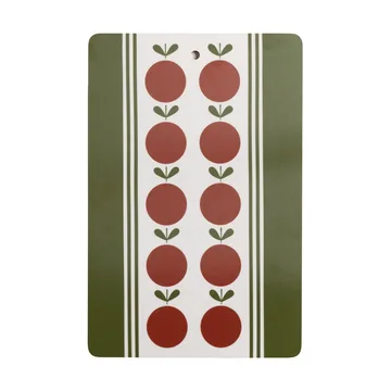 Fruit en cake serveerplank - Rood-groen, 20x30 cm - Almedahls