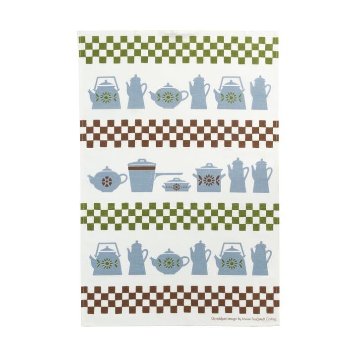 Grytskåpet theedoek 47x70 cm - Multi-blauw-groen - Almedahls