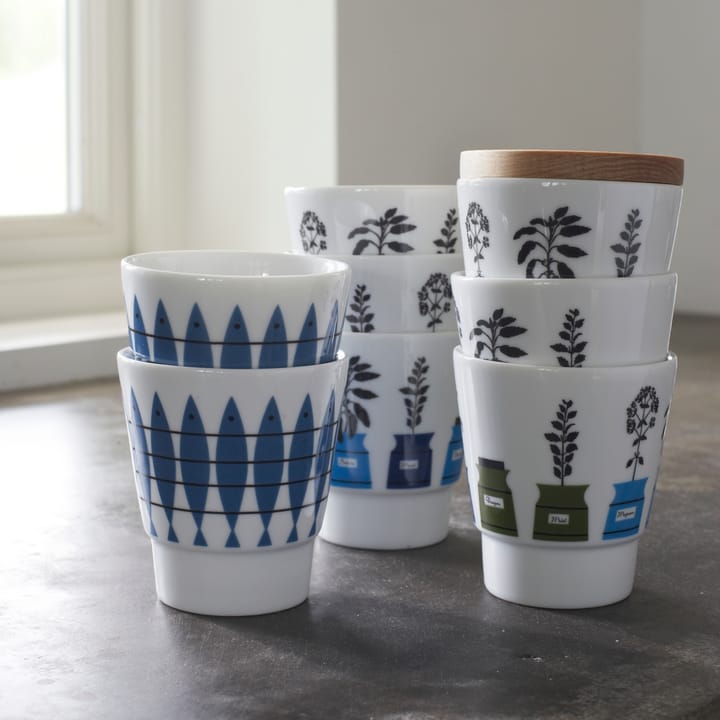 Haring beker 2- pack, Blauw Almedahls